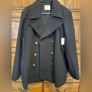 Old Navy Black Pea Coat